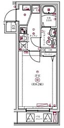 JR常磐線 綾瀬駅 徒歩11分の賃貸マンション 2階1Kの間取り