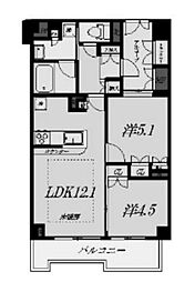 グレーシア 2LDKの間取図画像