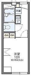 レオパレスME 1Kの間取図画像