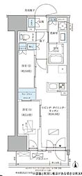 パークアクシス品川天王洲アイル 2LDKの間取図画像