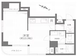 ワコーレ田端 1DKの間取図画像