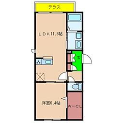シャーメゾンオーク 1階/-