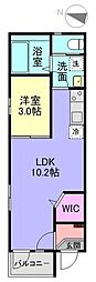 トレスコーマ6th 1LDKの間取図画像