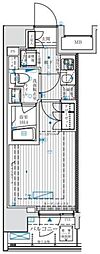 アーリアシティ川崎 1Kの間取図画像