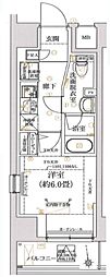 MIND川口 1Kの間取図画像