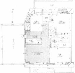 ヴィンテージ中目黒 10階3LDKの間取り