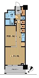 プライムアーバン日本橋横山町 3階1LDKの間取り