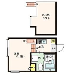 間取図画像 1K