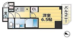 JR東海道・山陽本線 神戸駅 徒歩2分の賃貸マンション 3階1Kの間取り