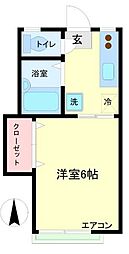 間取図画像 1K