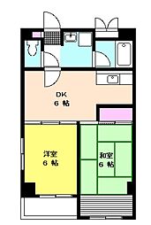 Brillantezza 2DKの間取図画像