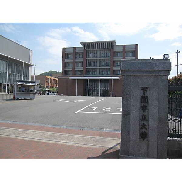 画像26:図書館「下関市立大学附属図書館まで1035ｍ」