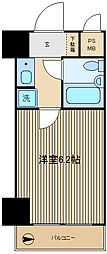 グローリア初穂椎名町 1Kの間取図画像