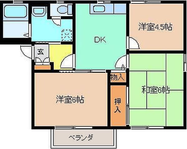 同じ建物の物件間取り写真 - ID:210002245210