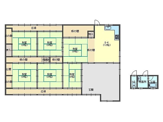 紀の川市貴志川町前田628 629 1 平屋建の古民家 築年数不詳 6dkの中古一戸建て情報 スマイティ 物件番号 30