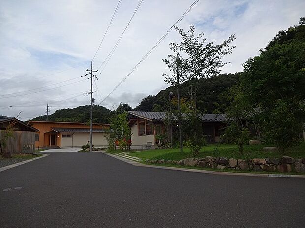 分譲地入口風景