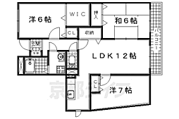 エルパティオ田原 3階3LDKの間取り