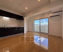 京都地下鉄東西線 椥辻駅 徒歩7分の賃貸マンション 4階2LDKのリビング/ダイニング
