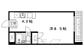 クレセントハウス5階2.9万円