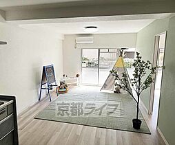 京都地下鉄東西線 椥辻駅 徒歩21分の賃貸マンション 1階1LDKのリビング/ダイニング