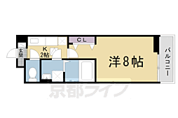 京阪交野線 村野駅 徒歩17分の賃貸アパート 1階1Kの間取り