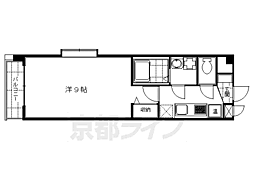 メゾン・サクセス 2階1Kの間取り