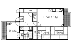 ダイアモンドヴィスタ 3LDKの間取図画像