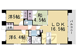 ジオ京都嵯峨嵐山 3LDKの間取図画像