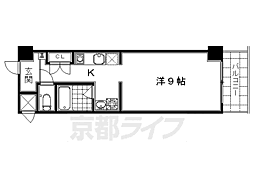 KIND3 1Kの間取図画像