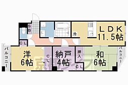 ジャルダンデ嵐山 3LDKの間取図画像