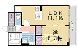 和幸館 1LDKの間取図画像