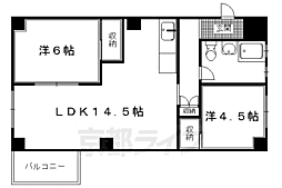 シーズン嵐山 2LDKの間取図画像