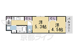 ARCOBALENO KYOTO NISHIKYOGOKU 2Kの間取図画像