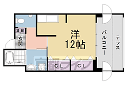 広沢ふれあいの郷 ワンルームの間取図画像