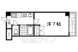 サンウイステリア 1Kの間取図画像