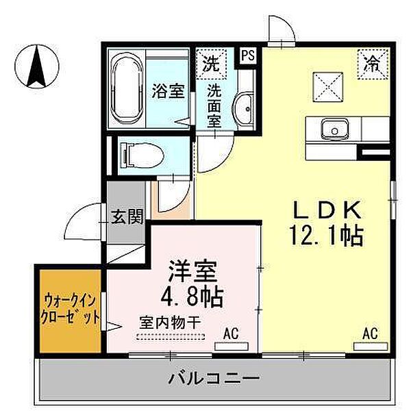 セジュールＤＨ A301｜宮崎県宮崎市新栄町(賃貸アパート1LDK・3階・40.92㎡)の写真 その2