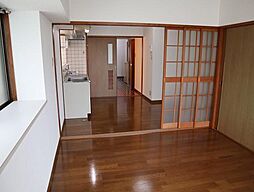 グランビューあづま 701 7階2DKのリビング/ダイニング