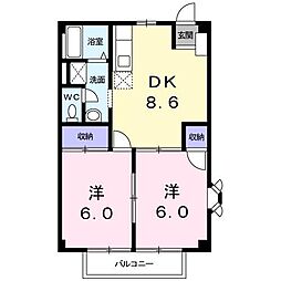 間取図画像 2DK