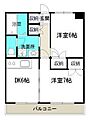 クレセール・ハイム2号館1階5.4万円