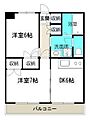 クレセール・ハイム2号館1階5.4万円