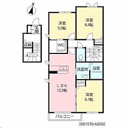 間取図画像 3LDK