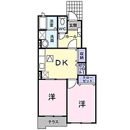 間取図画像 2DK