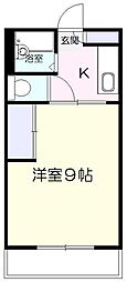 (株)かがみマンション 1Kの間取図画像