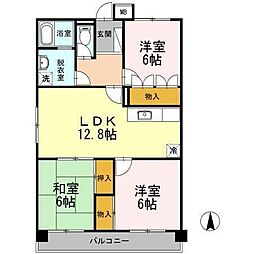 レジデンス17番館 3LDKの間取図画像