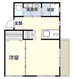 MT恒久ビル 1LDKの間取図画像
