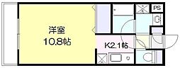 エトワール大淀 ワンルームの間取図画像