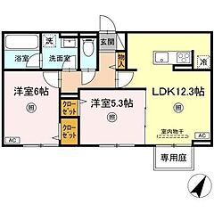 物件の間取り