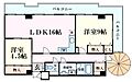 芦屋ニューコーポ6階8.6万円