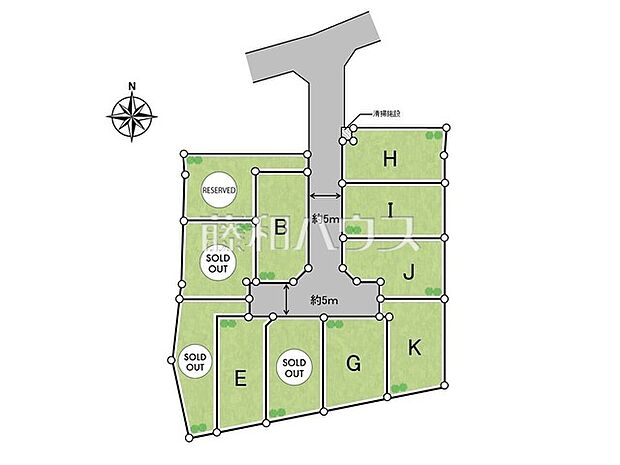 全体区画図 【東大和市狭山4丁目】ぜひ実際に現地をご見学下さいませ。