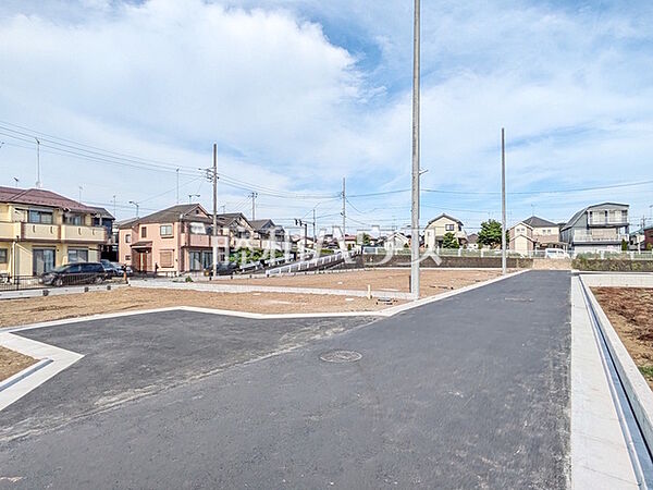 接道状況および現場風景　【昭島市中神町2丁目】